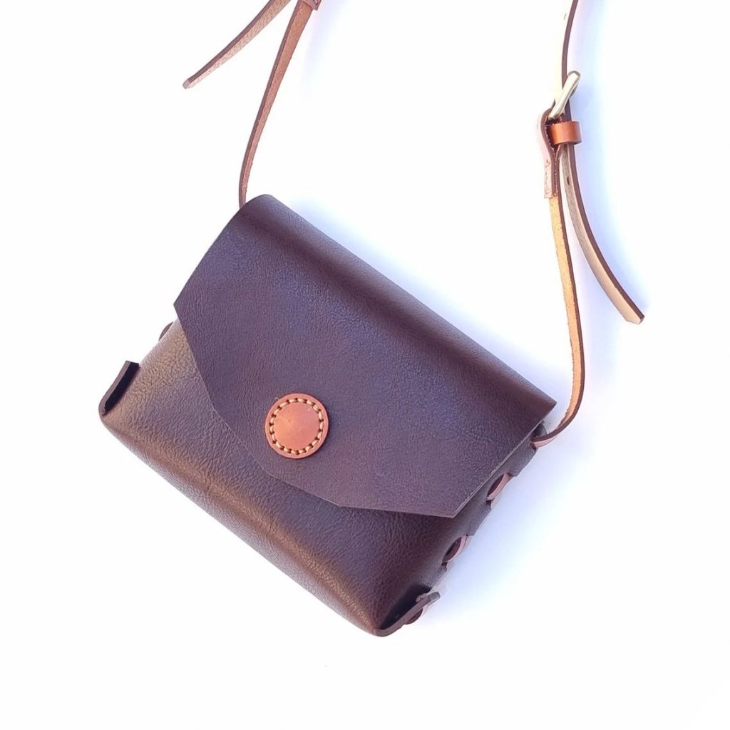 图片[2]-手工皮具图纸 挎包vp071-皮艺果手工皮具图纸