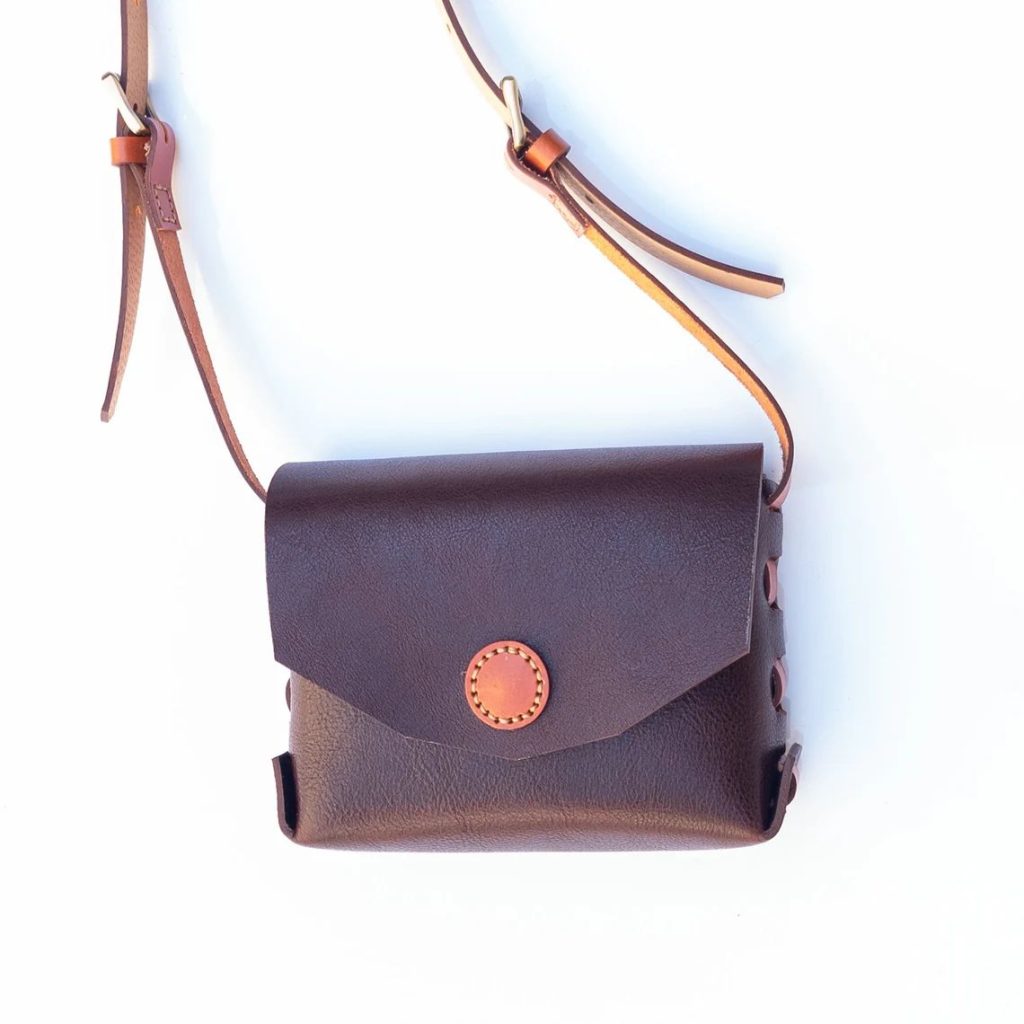 图片[1]-手工皮具图纸 挎包vp071-皮艺果手工皮具图纸