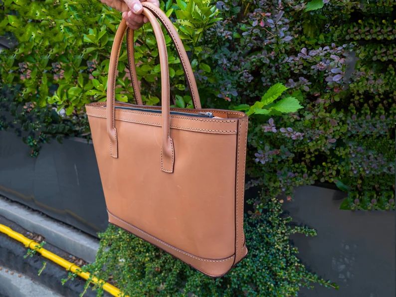 图片[3]-手工皮具图纸 托特包vp077-皮艺果手工皮具图纸