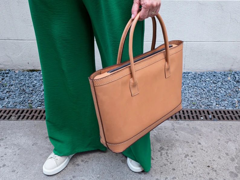 图片[2]-手工皮具图纸 托特包vp077-皮艺果手工皮具图纸