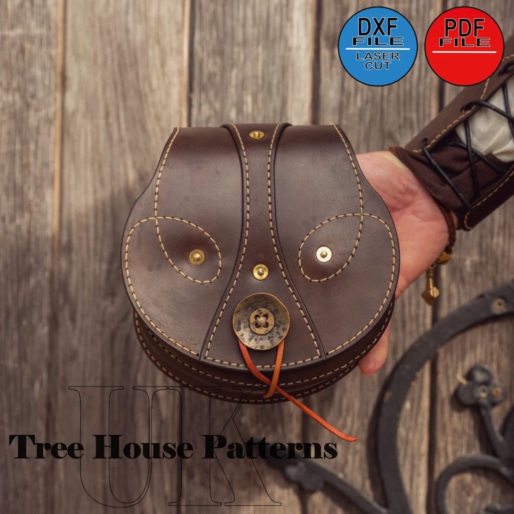 图片[3]-手工皮具图纸 腰带包tr072-皮艺果手工皮具图纸