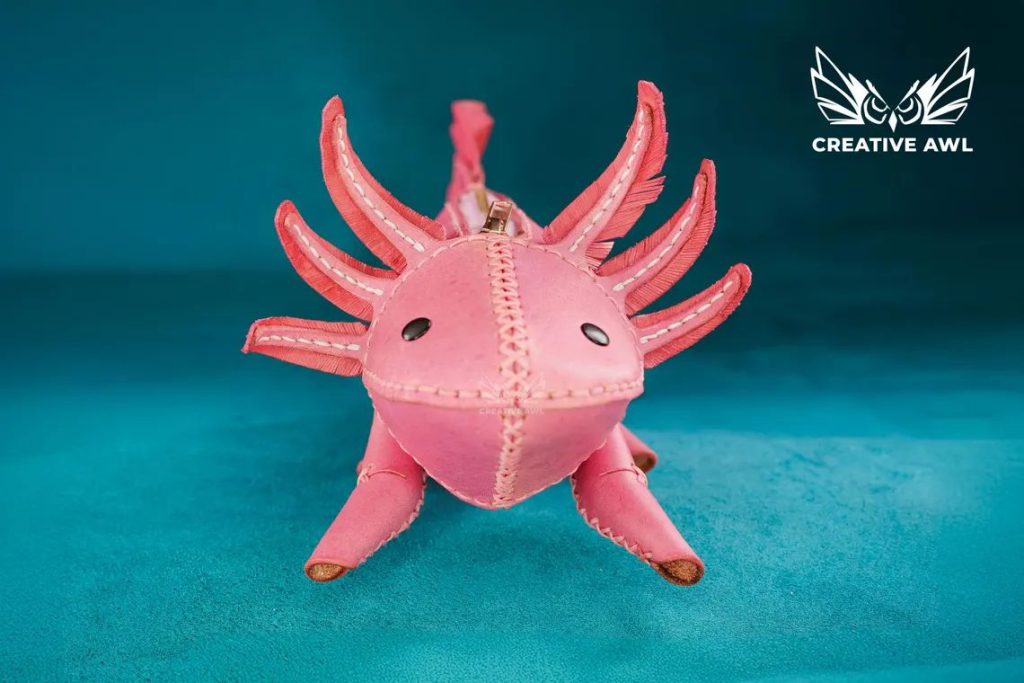 图片[2]-手工皮具图纸 蝾螈笔袋ca173-皮艺果手工皮具图纸