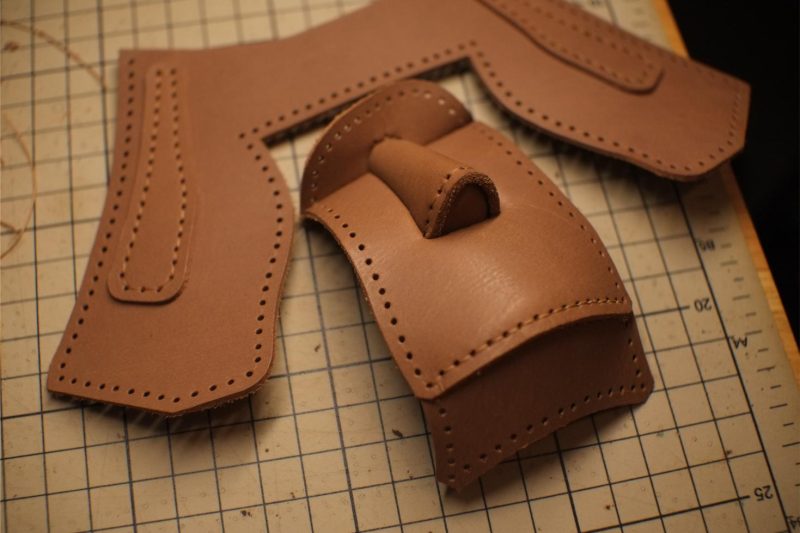 图片[18]-复活节岛笔筒制作过程-DIY手工帖子圈子-皮具教程-皮艺果手工皮具图纸