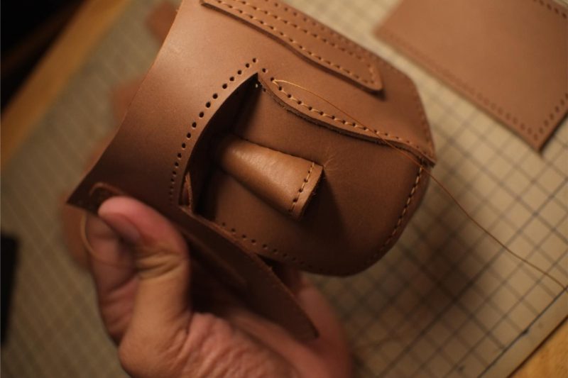 图片[20]-复活节岛笔筒制作过程-DIY手工帖子圈子-皮具教程-皮艺果手工皮具图纸