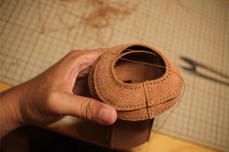 图片[38]-复活节岛笔筒制作过程-DIY手工帖子圈子-皮具教程-皮艺果手工皮具图纸