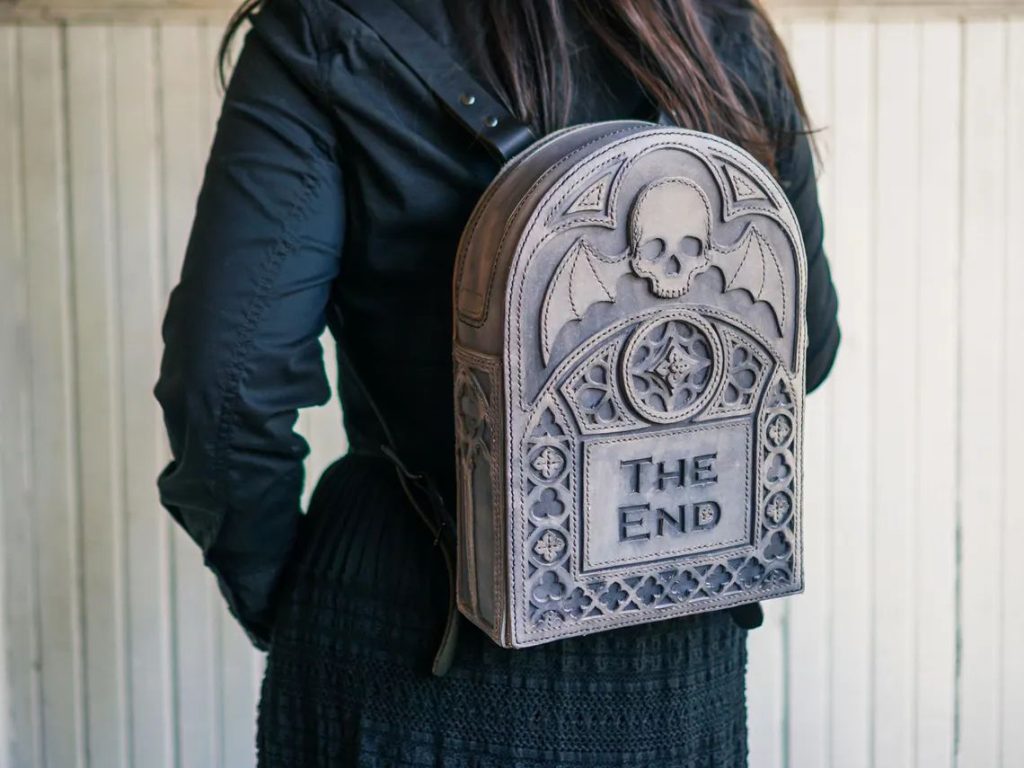 图片[2]-手工皮具图纸 坟墓背包pa060-皮艺果手工皮具图纸