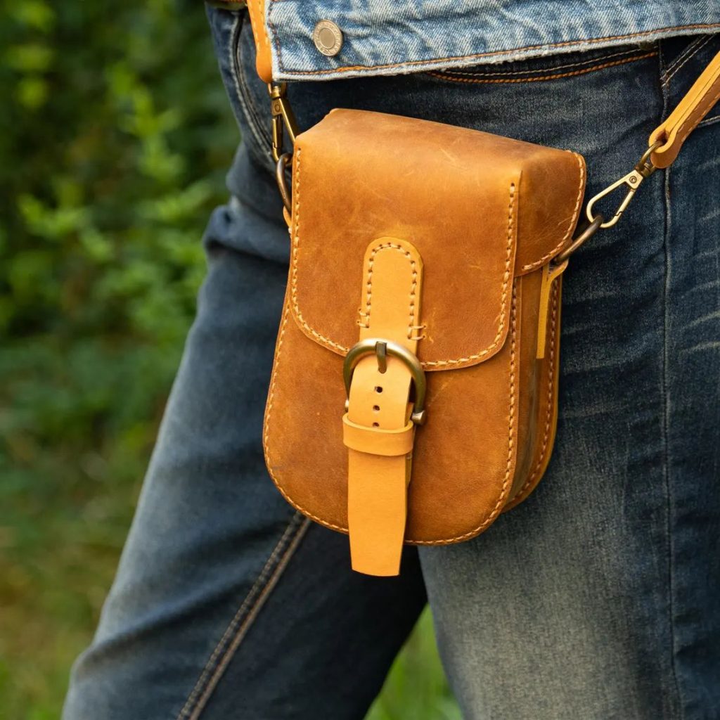 图片[3]-手工皮具图纸 手机挎包vp188-皮艺果手工皮具图纸