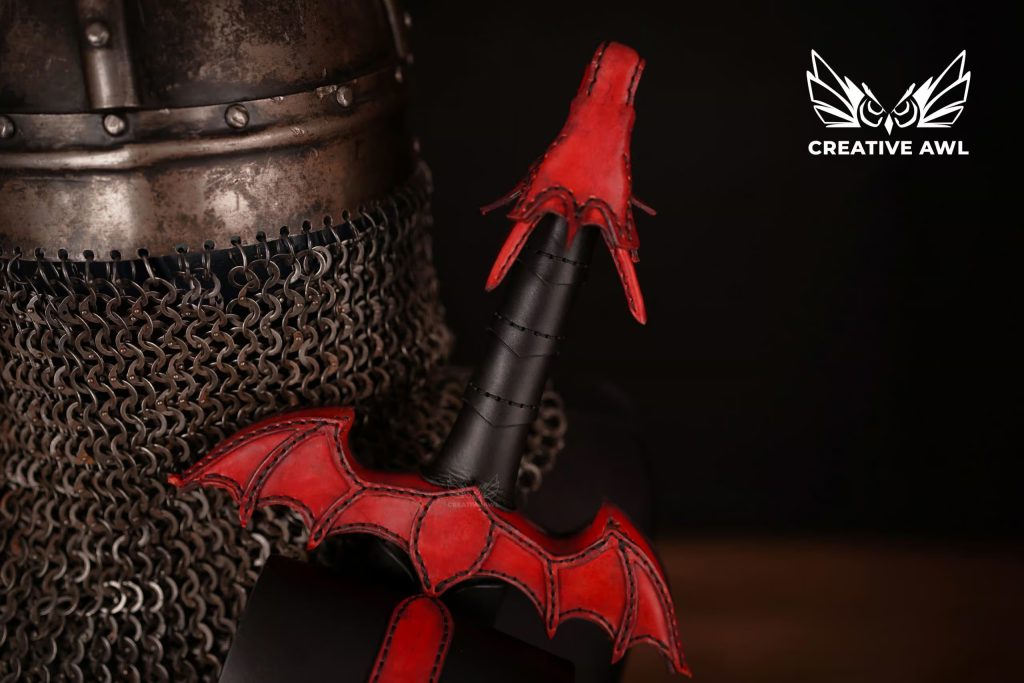 图片[3]-手工皮具图纸 剑包ca117-皮艺果手工皮具图纸