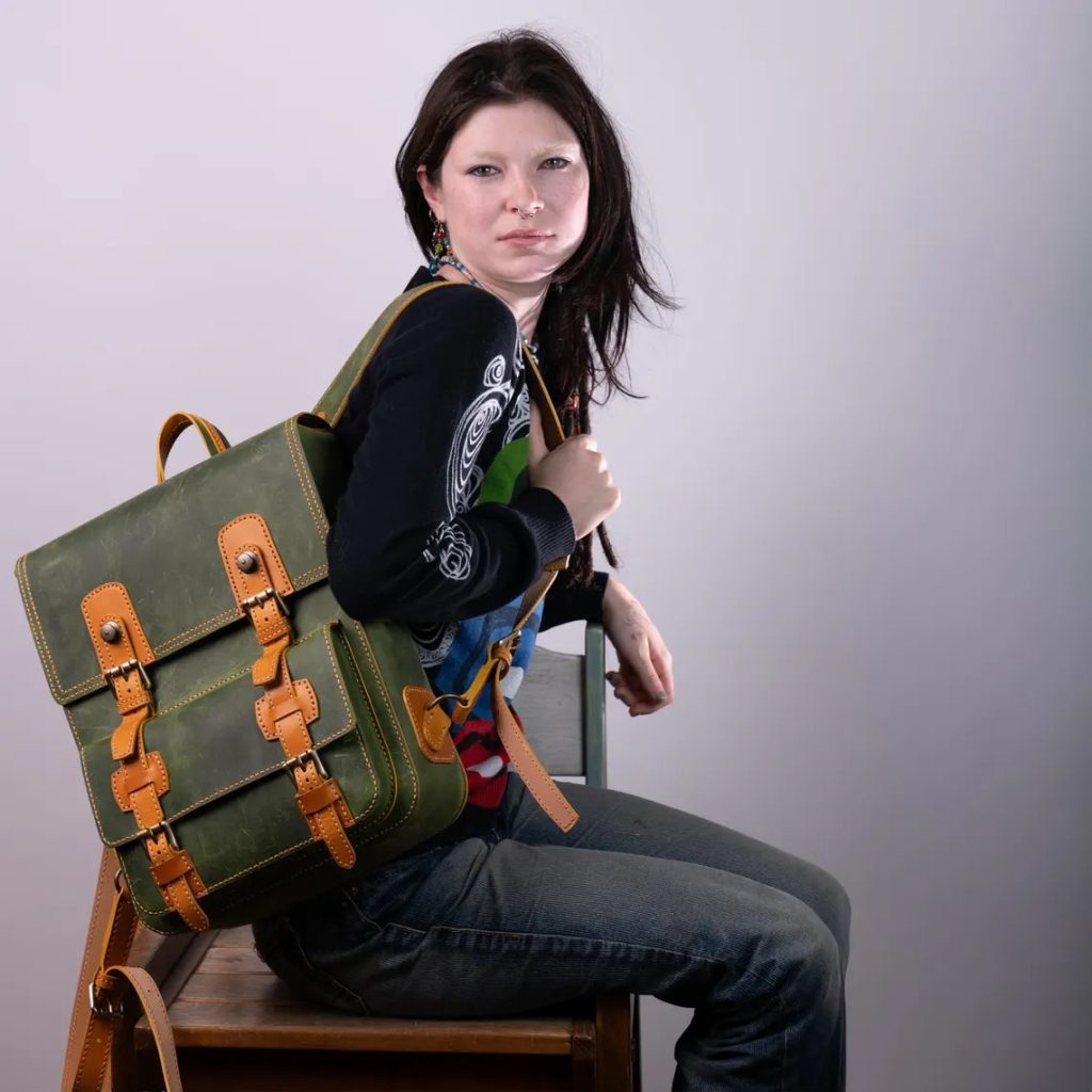 图片[3]-手工皮具图纸 背包vp189-皮艺果手工皮具图纸