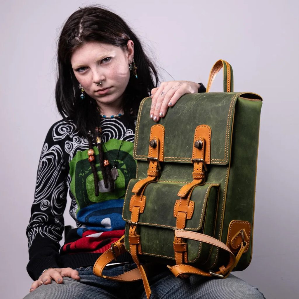 图片[2]-手工皮具图纸 背包vp189-皮艺果手工皮具图纸