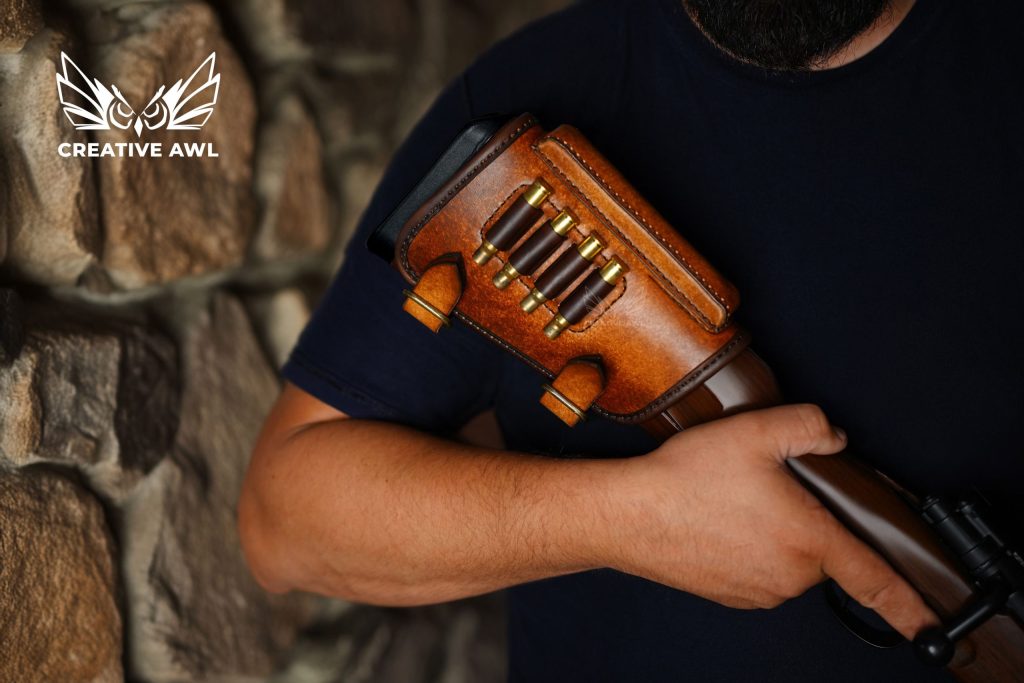 图片[1]-手工皮具图纸 枪把套ca175-皮艺果手工皮具图纸