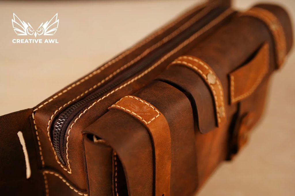 图片[3]-手工皮具图纸 腰包ca181-皮艺果手工皮具图纸