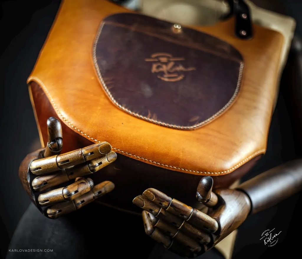 图片[3]-手工皮具图纸 托特包kd086-皮艺果手工皮具图纸