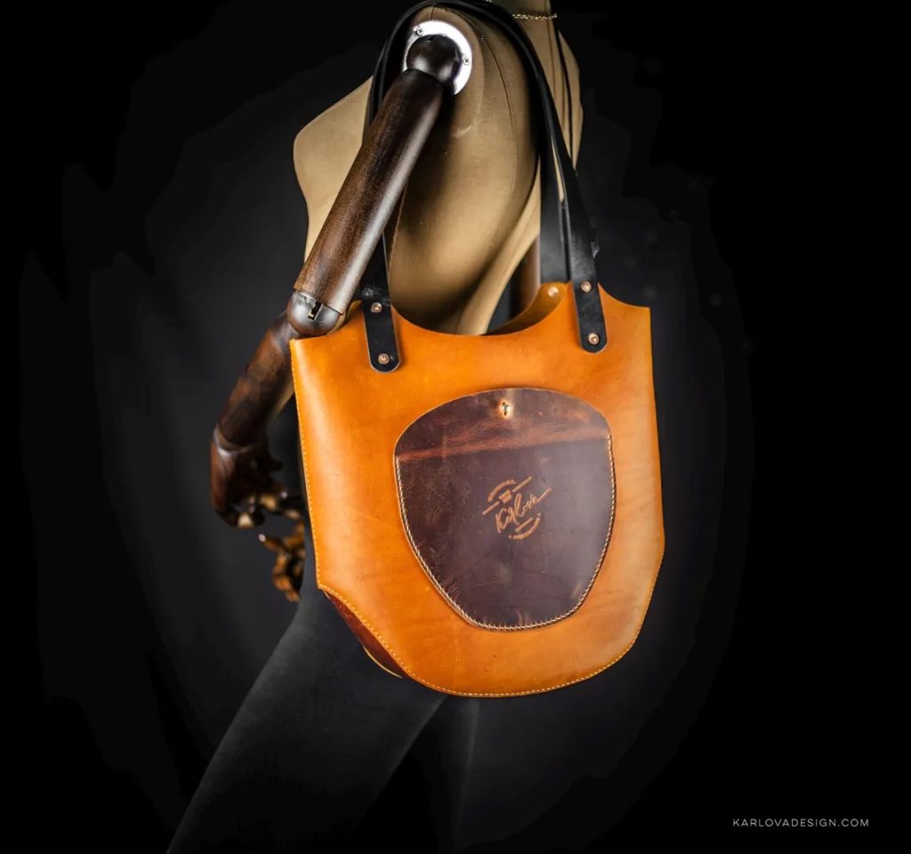 图片[1]-手工皮具图纸 托特包kd086-皮艺果手工皮具图纸