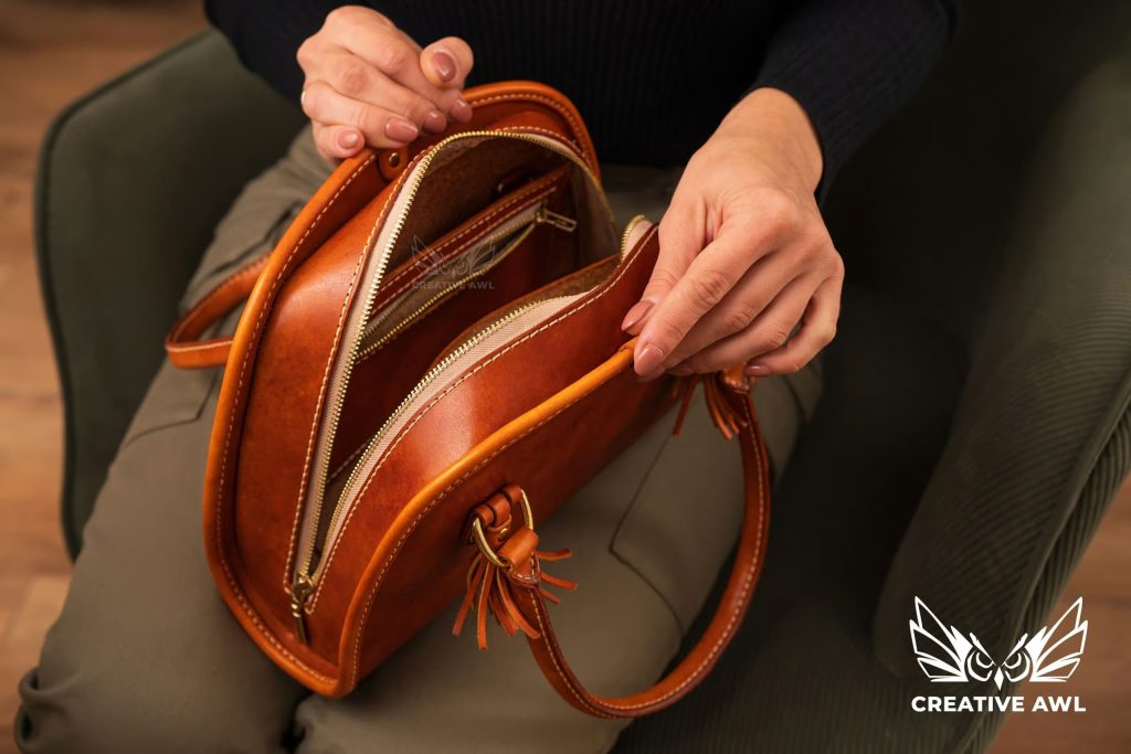 图片[2]-手工皮具图纸 手提包ca184-皮艺果手工皮具图纸