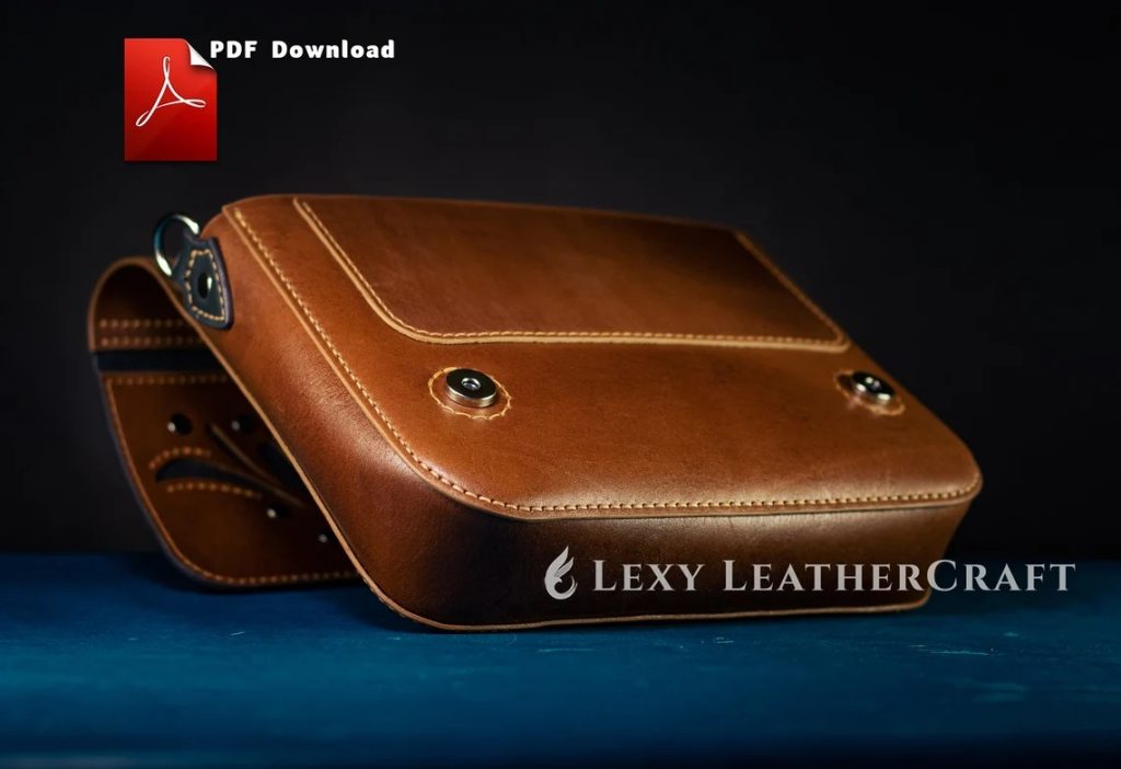 图片[3]-手工皮具图纸 公文包lc021-皮艺果手工皮具图纸