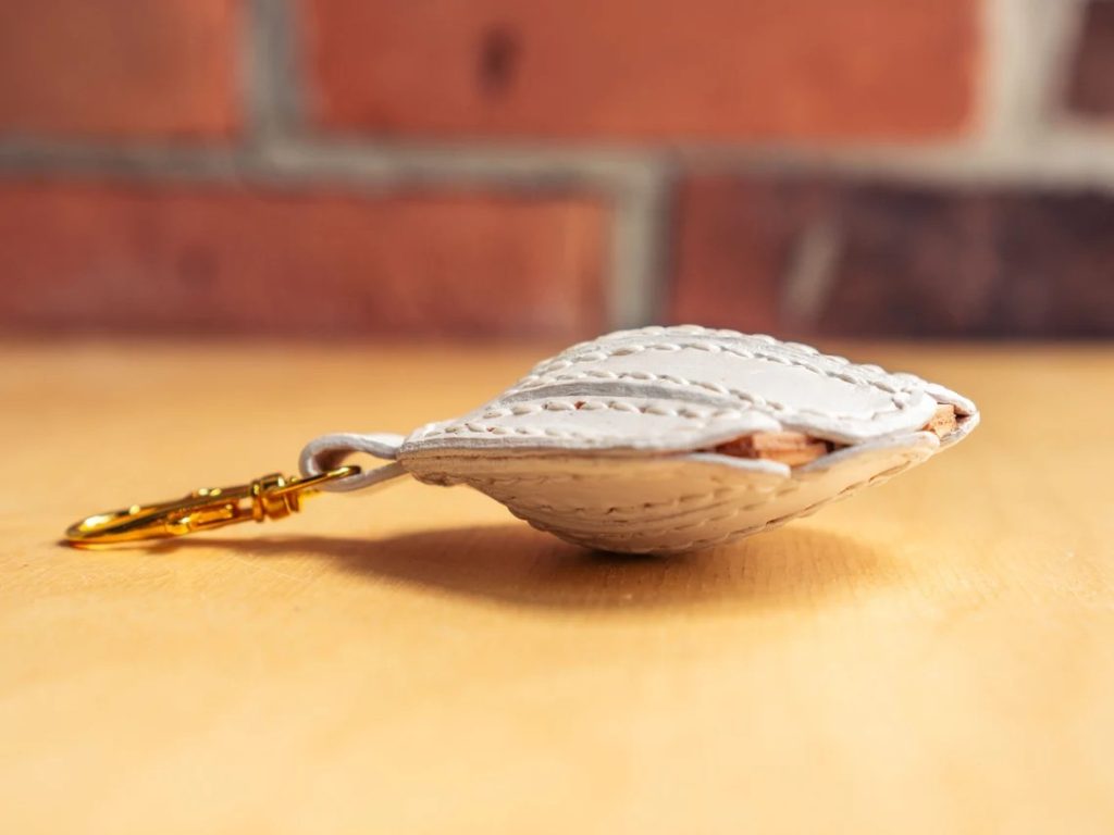 图片[1]-手工皮具图纸 贝壳挂件pa061-皮艺果手工皮具图纸