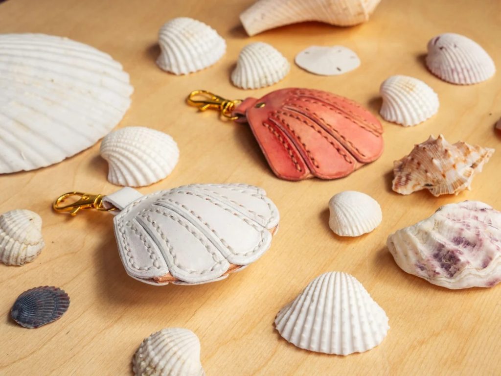 图片[3]-手工皮具图纸 贝壳挂件pa061-皮艺果手工皮具图纸