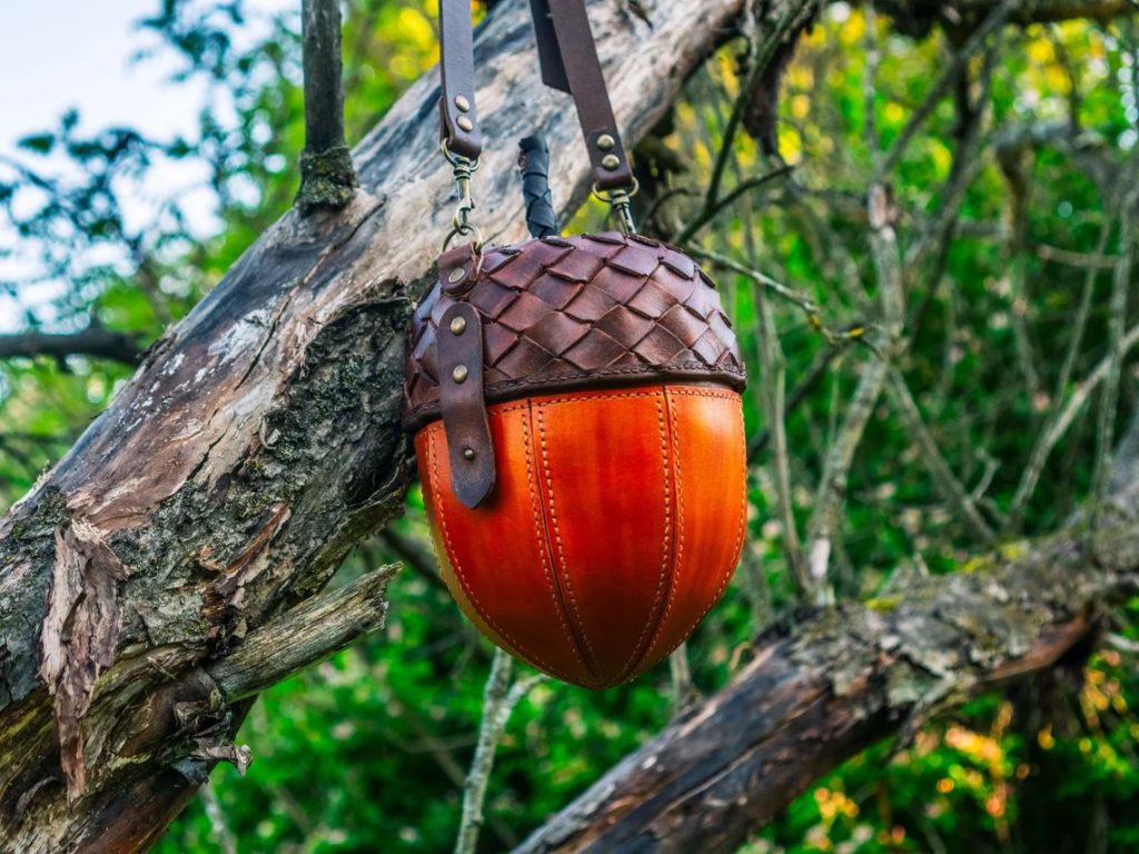 图片[3]-手工皮具图纸 橡子挎包pa062-皮艺果手工皮具图纸