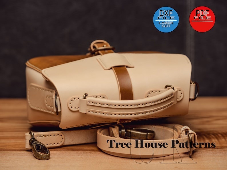 图片[2]-手工皮具图纸 手提包tr079-皮艺果手工皮具图纸