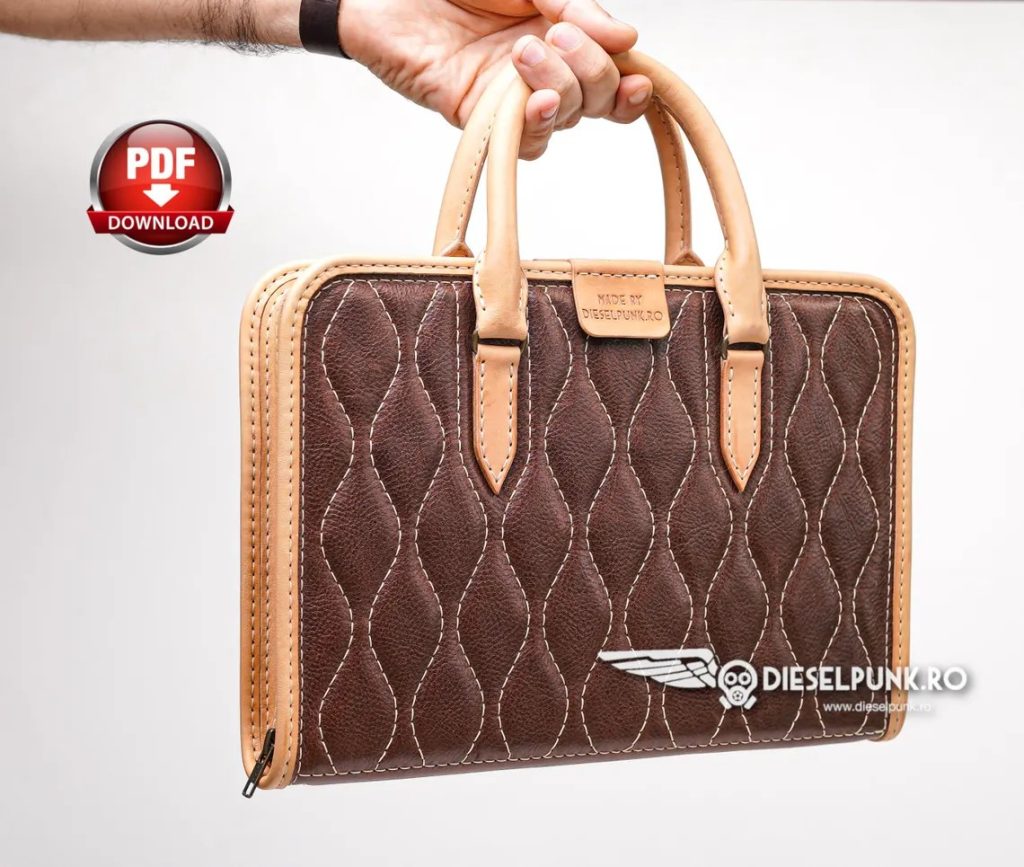 图片[2]-手工皮具图纸 电脑包di187-皮艺果手工皮具图纸