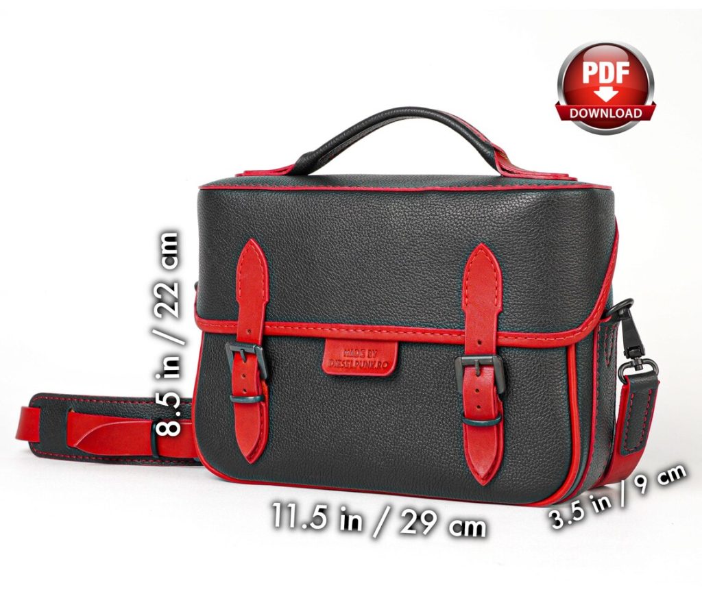 图片[3]-手工皮具图纸 斜挎包di188-皮艺果手工皮具图纸