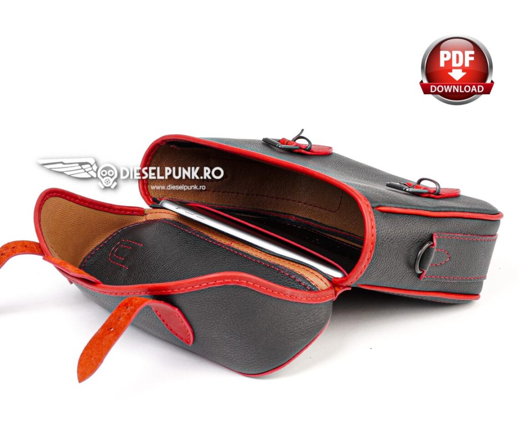 图片[2]-手工皮具图纸 斜挎包di188-皮艺果手工皮具图纸