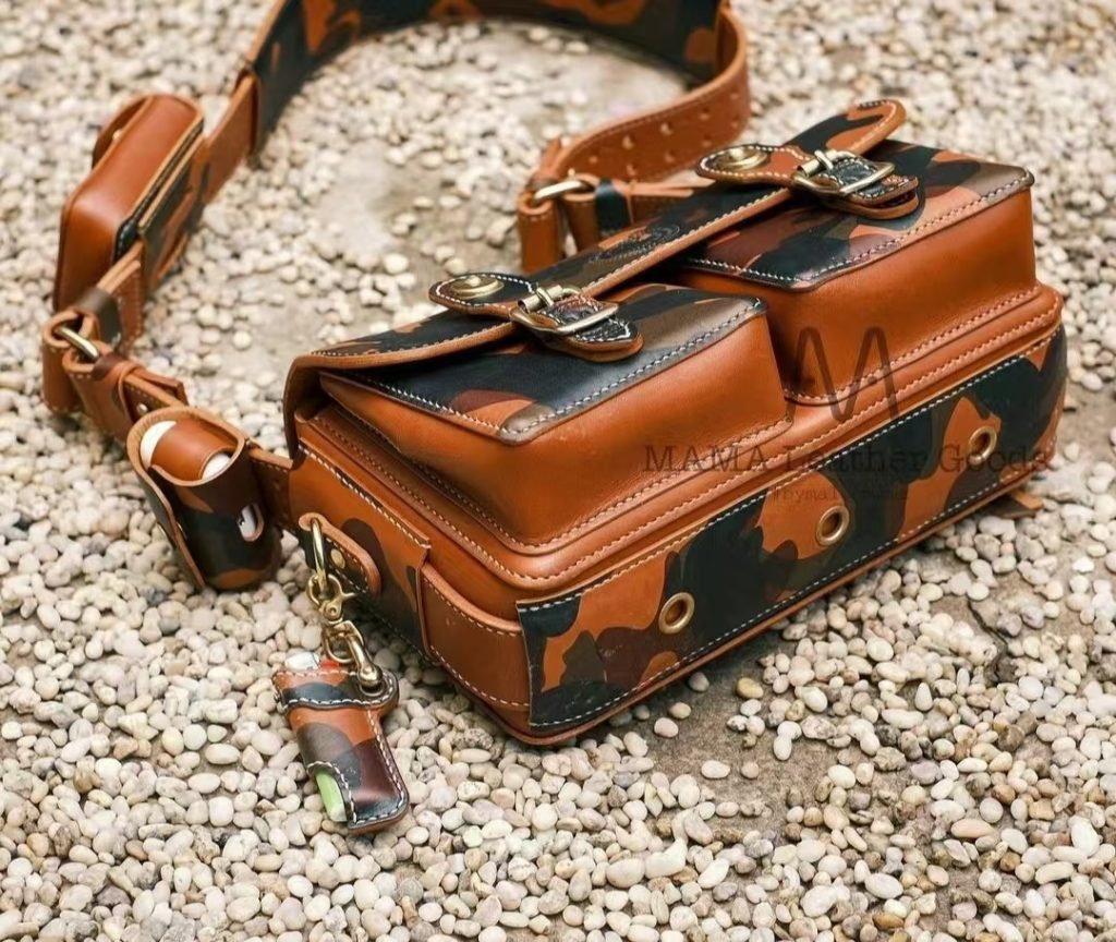 图片[2]-手工皮具图纸 手提斜挎包v091-皮艺果手工皮具图纸