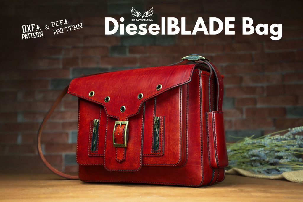 图片[1]-手工皮具图纸 书包ca192-皮艺果手工皮具图纸