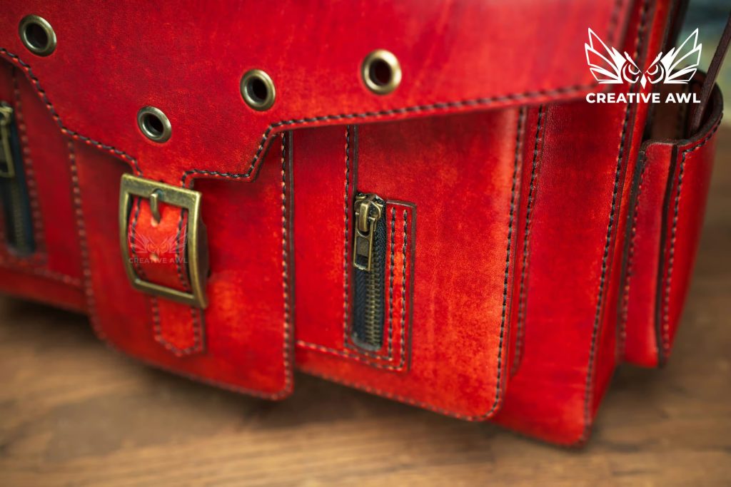 图片[2]-手工皮具图纸 书包ca192-皮艺果手工皮具图纸