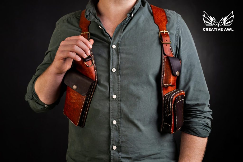 图片[1]-手工皮具图纸 背心袋ca193-皮艺果手工皮具图纸