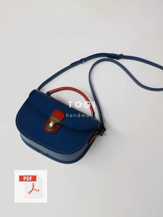 手工皮具图纸 挎包tg010-皮艺果手工皮具图纸