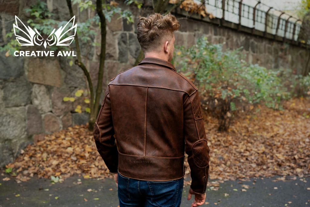 图片[2]-手工皮具图纸 男士皮衣ca195-皮艺果手工皮具图纸