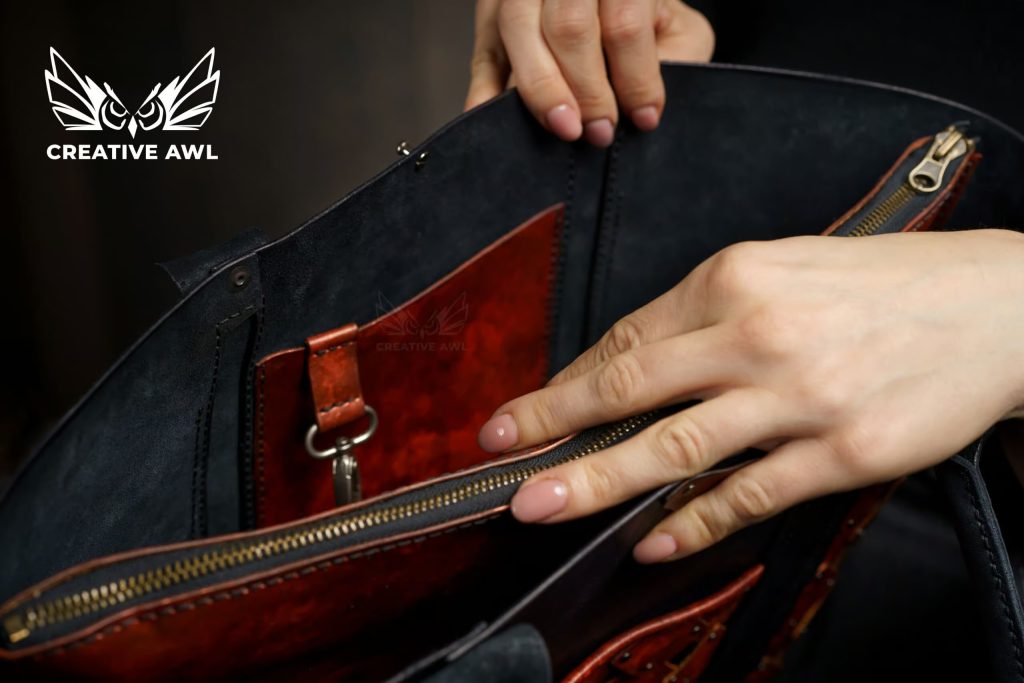 图片[2]-手工皮具图纸 托特包ca205-皮艺果手工皮具图纸