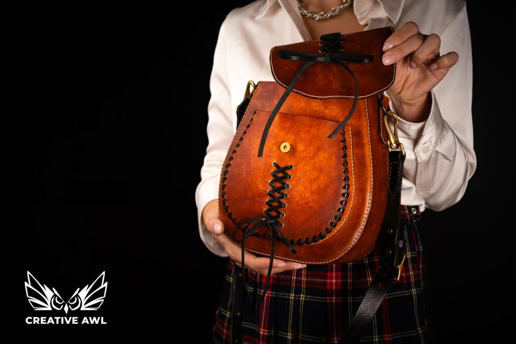 图片[3]-手工皮具图纸 挎包ca201-皮艺果手工皮具图纸