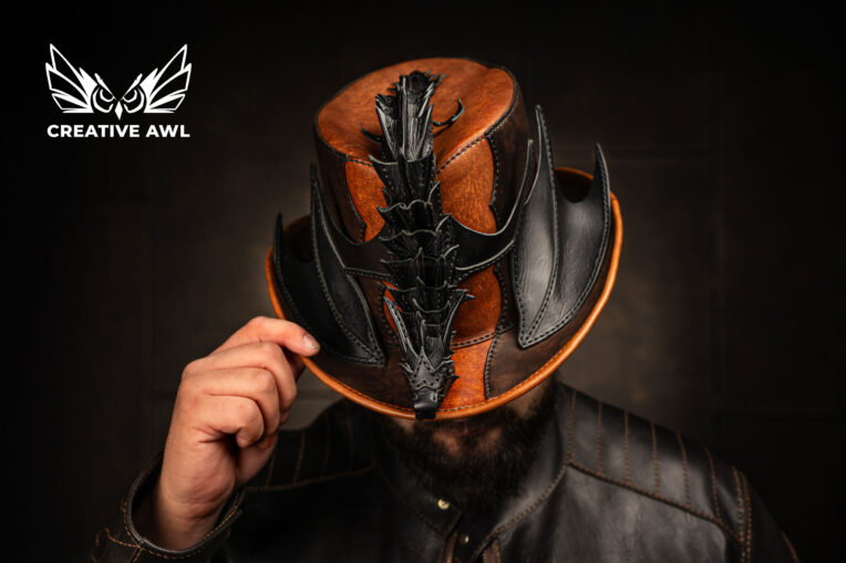 图片[3]-手工皮具图纸 帽子ca197-皮艺果手工皮具图纸