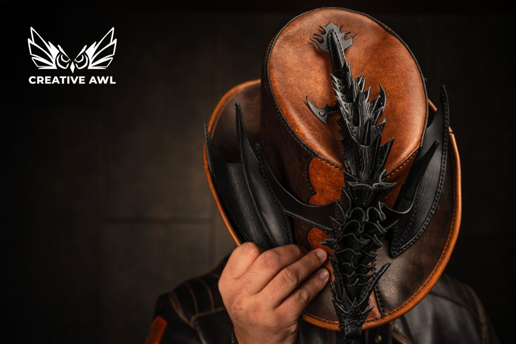 图片[1]-手工皮具图纸 帽子ca197-皮艺果手工皮具图纸