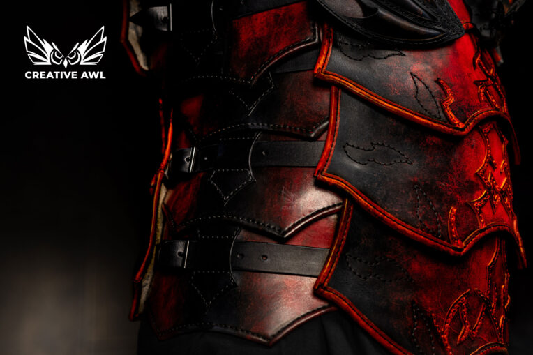 图片[2]-手工皮具图纸 铠甲ca199-皮艺果手工皮具图纸