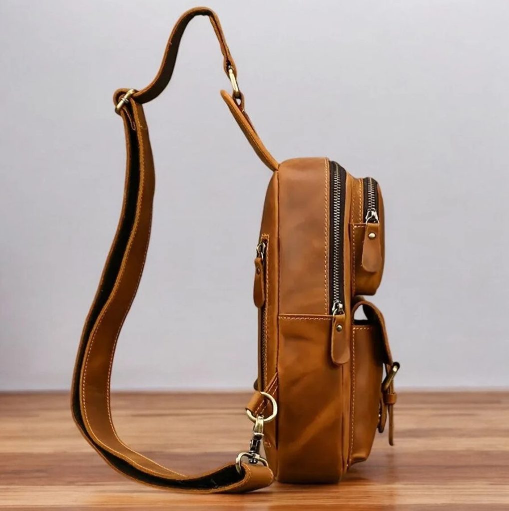 图片[2]-手工皮具图纸 胸挎包fl003-皮艺果手工皮具图纸