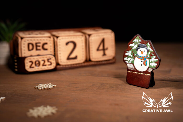 图片[2]-手工皮具图纸 台历ca206-皮艺果手工皮具图纸