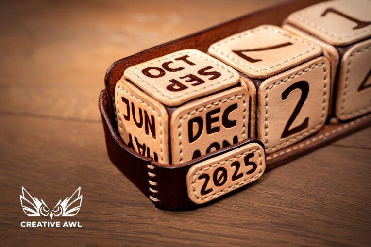 图片[3]-手工皮具图纸 台历ca206-皮艺果手工皮具图纸