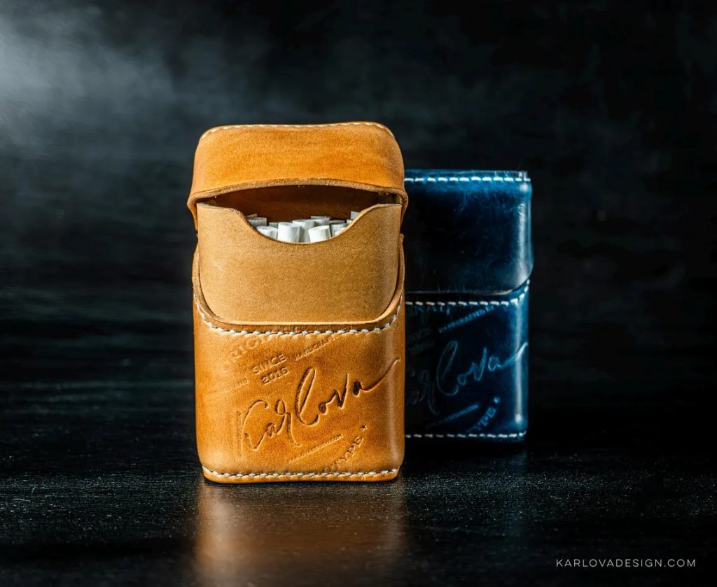 图片[1]-手工皮具图纸 烟盒kd092-皮艺果手工皮具图纸