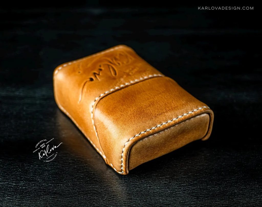 图片[2]-手工皮具图纸 烟盒kd092-皮艺果手工皮具图纸