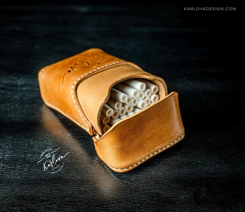 图片[3]-手工皮具图纸 烟盒kd092-皮艺果手工皮具图纸