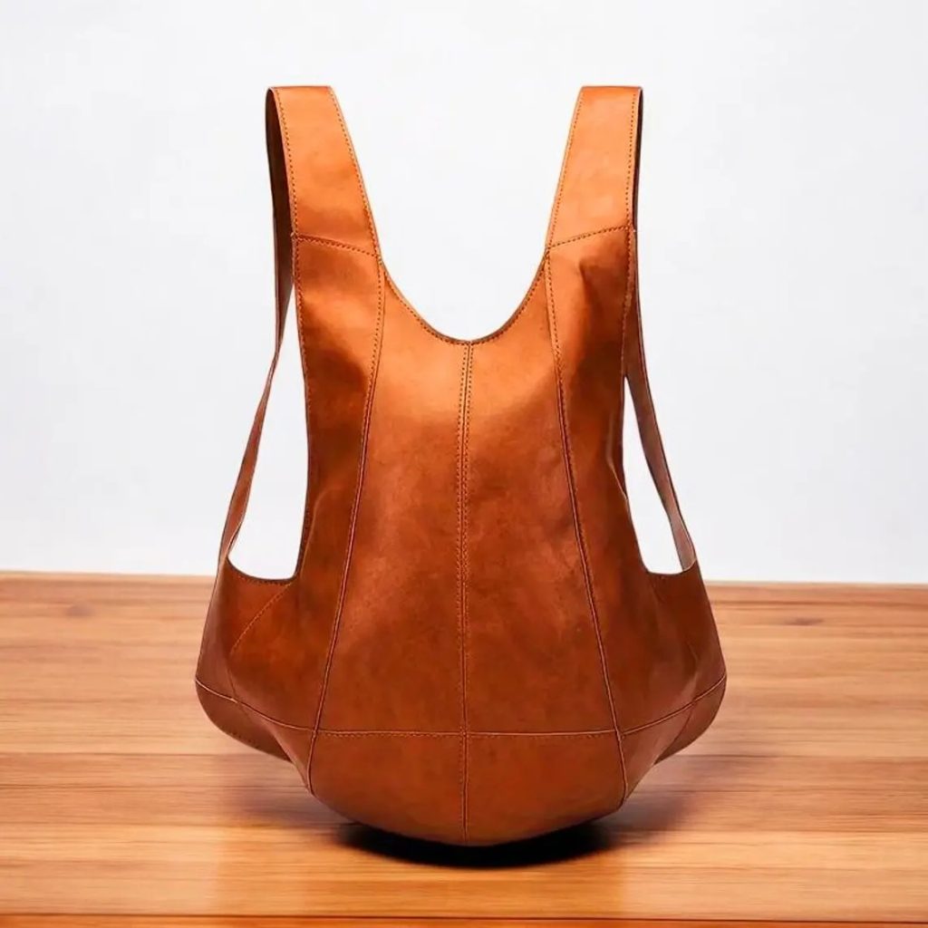 图片[1]-手工皮具图纸 双肩包fl005-皮艺果手工皮具图纸