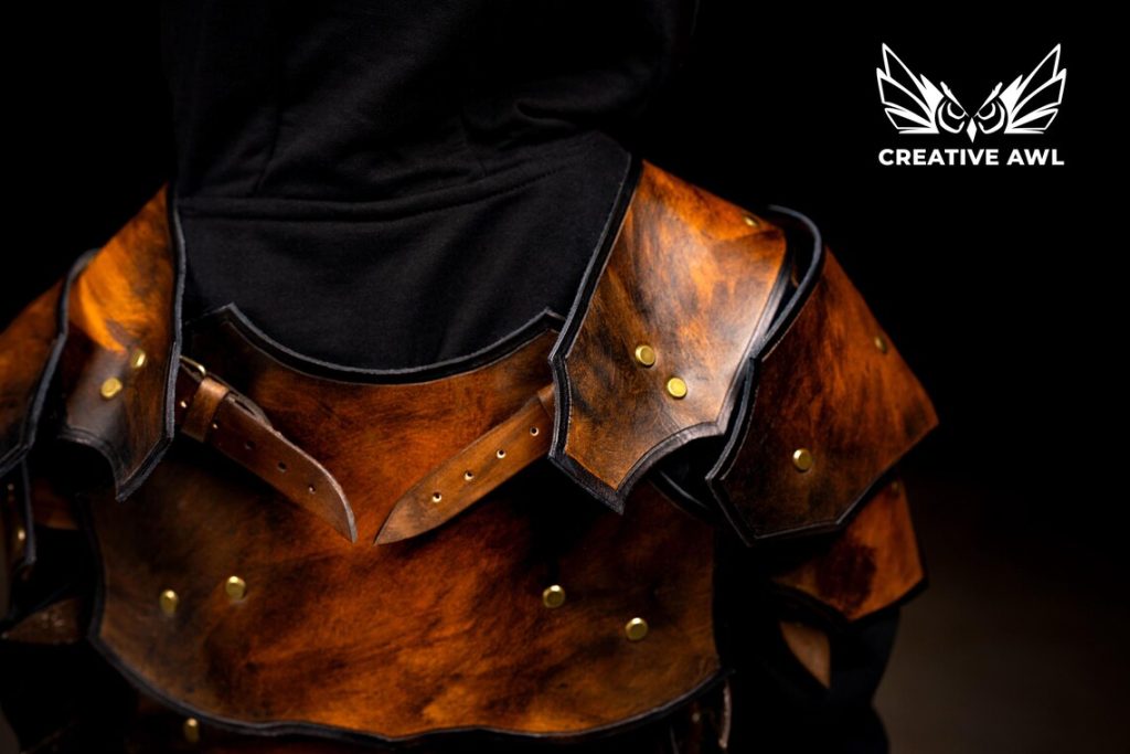 图片[3]-手工皮具图纸 儿童铠甲ca207-皮艺果手工皮具图纸