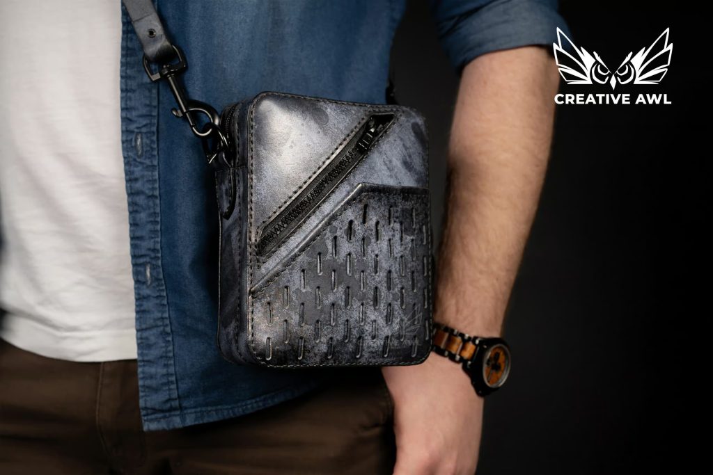 图片[3]-手工皮具图纸 斜挎包ca210-皮艺果手工皮具图纸