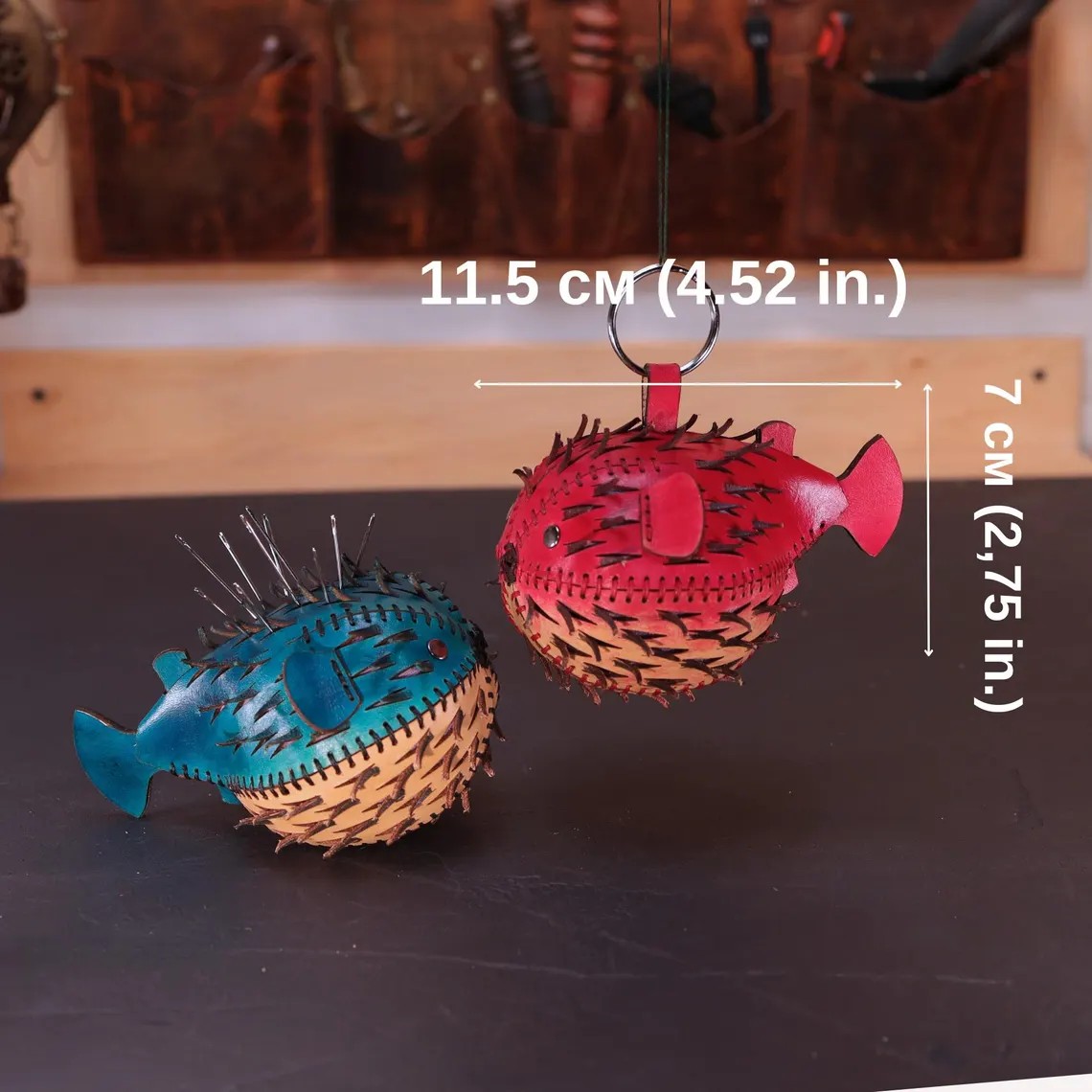 图片[3]-手工皮具图纸 河豚针插ts024-皮艺果手工皮具图纸