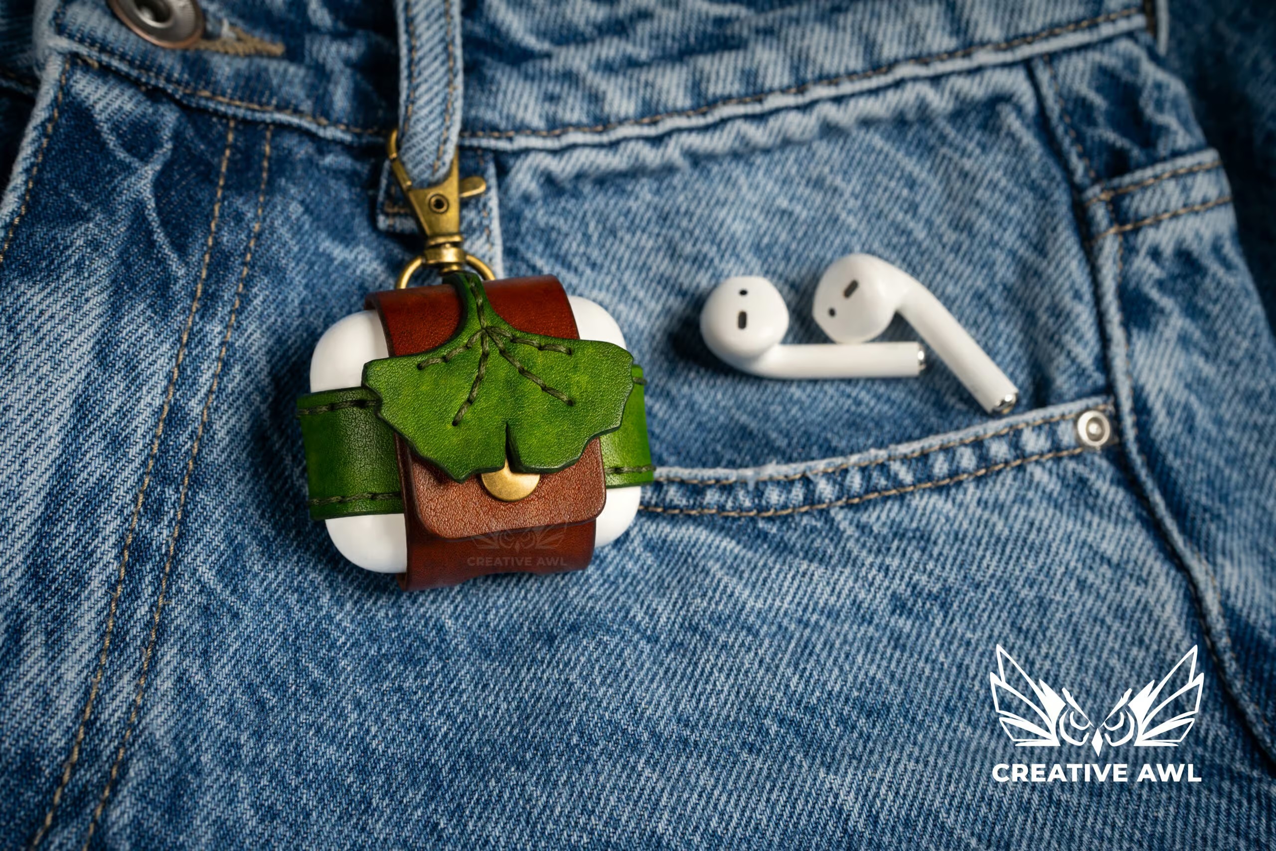 图片[2]-手工皮具图纸 耳机套ca215-皮艺果手工皮具图纸