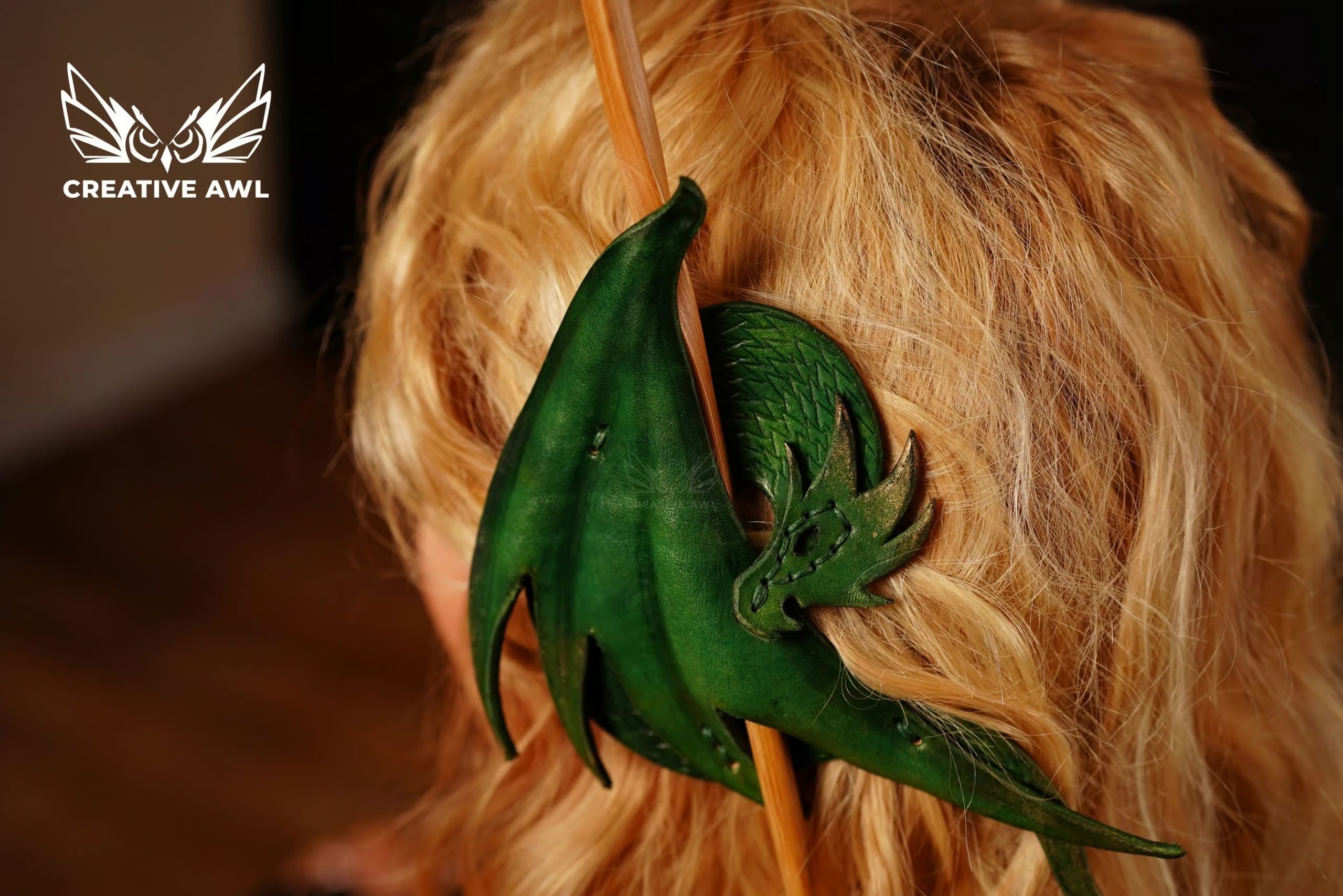 图片[2]-手工皮具图纸 头饰ca223-皮艺果手工皮具图纸